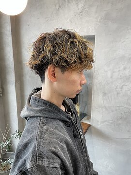 ロンドカスティーヨ 四日市(Lond castillo) 【萩原】波巻きツイストスパイラルパーマ/メンズパーマ/眉毛