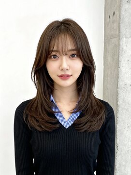 エイチ 大阪梅田(H) ベリーショートハンサムショートバレイヤージュハッシュカット