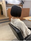 髪質改善ストレート/ミニボブ/艶髪