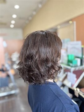 プレスト 八田店 ミディアム×オゾンパーマ