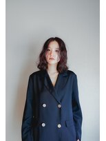 在り家 別邸(bettei) 《在り家 別邸》ミディアムパーマ×ボルドーカラー