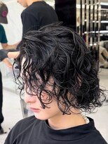メンズヘアセンス 渋谷(MEN'S HAIR SENSE)&nbsp;ニュアンスパーマ/センターパート/メンズ/眉毛/フェザーパーマ