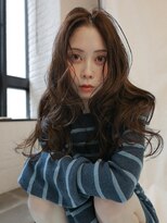 アンドスタイル(&style) 【TSUJI】レイヤーカット ロング ブリーチなし ベージュ