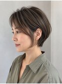 40代50代/髪質改善/ハンサムショート/美髪