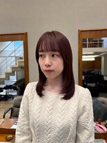 テテ ニコ(tete nico)&nbsp;【大前晴奈】カシスピンク×ミディアムレイヤー