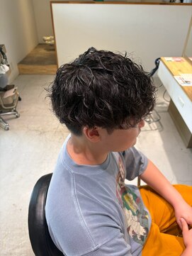 ラポール 蟹江(RAPPORT) 【メンズパーマ】無造作波巻きショートで朝ラク似合わせ
