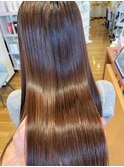 髪質ストレート