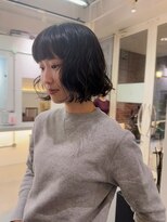 オーイット(ooit)&nbsp;＊暗髪ボブ×柔らかウェーブパーマ＊