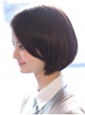 なめらかなフォルムと、浮遊感でトレンドボブ　【藤沢】