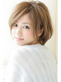 ナチュラル可愛いショートボブ
