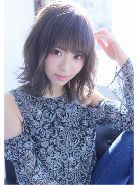 エス ヘア&ヒーリング(S hair&healing) 大人可愛いルーズミディアム☆アメジストグレー☆