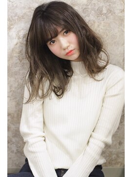 ティエラ 西新店(TIERRA) 20代30代40代大人可愛いゆるふわ愛され小顔ミディ×暗髪カラー