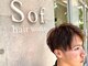 ソフヘアーワークス(Sof. Hair works)の写真/【トレンド×デザインで似合わせスタイル】個性豊かなスタイリスト在中♪男性からの支持あり★