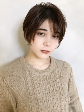 アイティー バイ アルバム 中野店(IT by ALBUM) ナチュラルショート_ウェーブパーマフォギーベージュ_47040