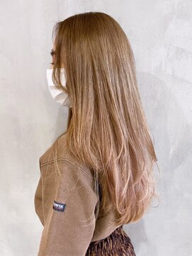 アイティーバイアルバム 藤沢店(IT by ALBUM) レイヤーブロンドベージュ_ショコラベージュボブルフ_ba325134