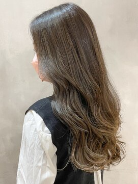 オースト ヘアー ステラ 新宿店(Aust hair Stella) ヨシンモリ☆コントラストハイライト　スモーキートパーズ　K