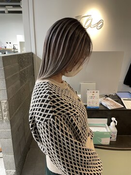 タオ 河原町(Tao) ボブとバレイヤージュ