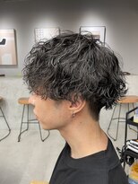 ニコフクオカヘアーメイク(NIKO Fukuoka Hair Make) 波巻きパーマ/波巻きスパイラル/福岡天神/メンズパーマ