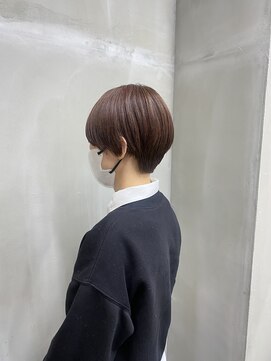 フレーム なんば店(FRAME) ▽ピンクベージュ×ショート