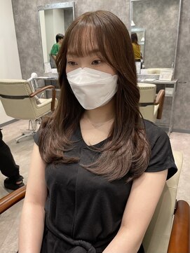 フォンド 津田沼(fond.) 斜めバング/グレージュカラー/デザインカラー/津田沼駅