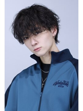 リップスヘアー 梅田アネックス(LIPPS hair) 波巻きマッシュウルフ