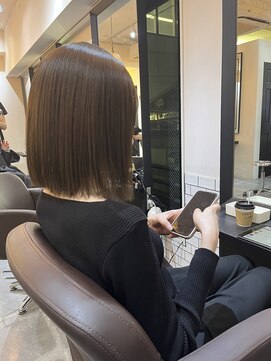 サロンドミルク 溝の口店(salon de MiLK) 20代30代40代/ボブ/肩上ボブ/イルミナカラー［溝の口］