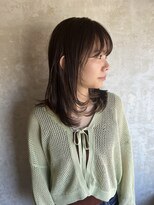 メロウ(mellow)&nbsp;レイヤーカット×インナーカラー×ステラミルクティー