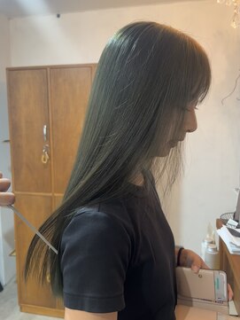 ナツ(Natu.) ブリーチなしWカラーでOlive☆彡/和田