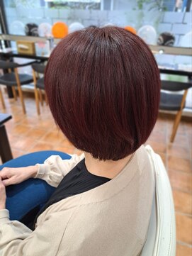 ルナ 大船店(LUNA) オリエンタルピンク×ショート