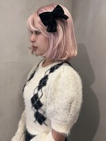 ペレ 梅田(PELE)&nbsp;イメチェン/ホワイトブロンド/外ハネボブ/美髪/梅田