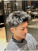 スパイキーショート刈り上げツーブロックベリーショート