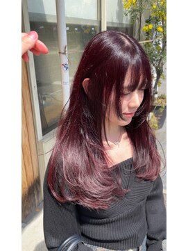 ラヌゴ(lanugo) レイヤー×レッドカラー