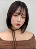 韓国ボブ/レイヤーボブ/くびれボブ/小顔カット/イメチェン