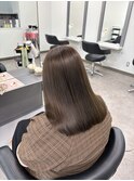 オリーブベージュ高知美容院オイルカラー