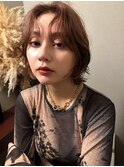 外国人風パーマくびれパーマニュアンスパーマセンターパート