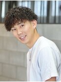 【メンズパーマ】ハード目ツイスパマッシュ