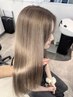 似合わせカット+プレミアムケアブリーチカラー+ケアカラー
