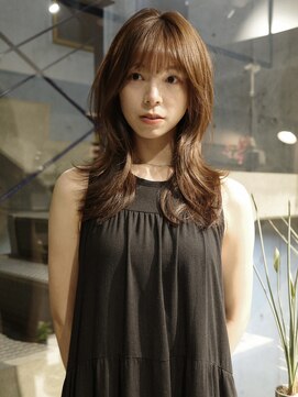 ネロ ヘアサロン 渋谷(NERO HAIR SALON) 【 松井 隆人 】ミディアム レイヤー 前髪あり