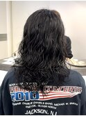 【メンズロング×サーフカールパーマ】ミディアムスパイラル