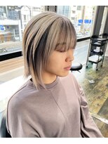 ガルボ ヘアー(garbo hair)&nbsp;デザインカラー個性派カラーハイトーン
