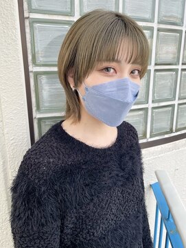 ロマーリ 岡山店(LOMARLIE) 20代30代ミディアムウルフレイヤカット岡山ウルフカット