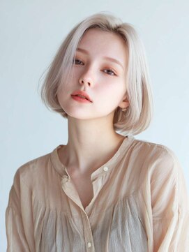 シェル 立川(shell) くびレイヤーエモージュグレージュカラーくびれショート【立川】