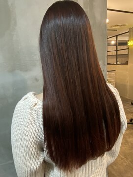 ヘアースタジオ ゼン カロン(Hair studio Zen kalon) 髪質改善METEO TR×ストレートロング×20代30代40代50代