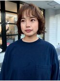 ショート/ゆるふわデジタルパーマ