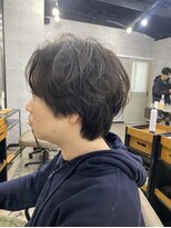 メンズカット バイ ソイクフ(メンズカット by SOY-KUFU)&nbsp;20代30代40代◎刈り上げセンターパートフェザーパーマ