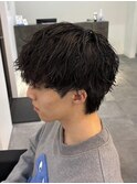 MEN’S HAIR/波巻ツイストスパイラル/シャドウパーマ/伊勢崎