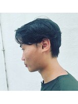 メゾンフォーメン(Maison for men)&nbsp;センターパート　ニュアンスパーマ