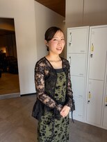 スリー バイ ザサロンフジサワ(THREE by the salon fujisawa)&nbsp;艶々お呼ばれヘア♪