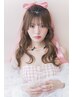 前髪カット＋ヘアセット＋フルメイク　￥11000　(上野ヘアメイク/ヘアセット)