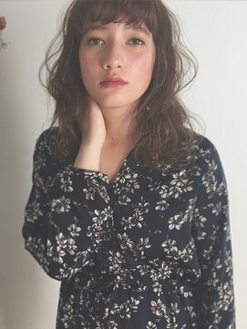 ヘア ラボ ニコ 藤沢店(hair Labo nico...) 大人かわいい#ワイドバング#くびれミディ#モーブカラー